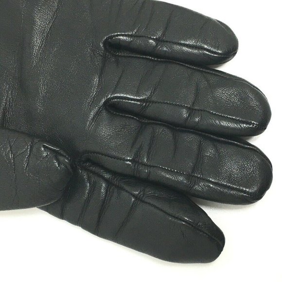 LOUIS VUITTON MP2429 Gon LV staples Edition Gloves Cashmere / Leather Black - Picture 6 of 12